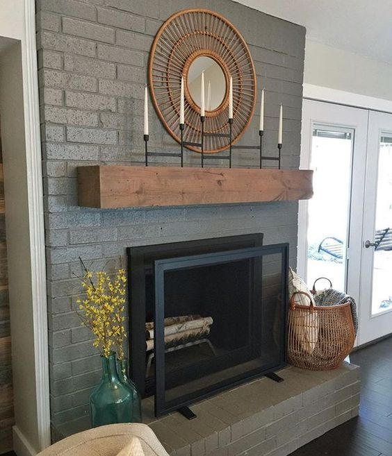 What Color Should I Paint My Brick Fireplace Fireplace Painting