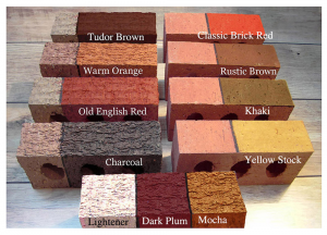 Dyed Brick Colors