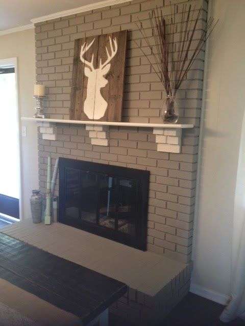 Paint Volors To Use On Brick Fireplace. : Best Color To ...