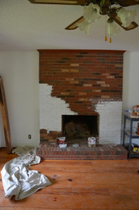 Painting a Fireplace White