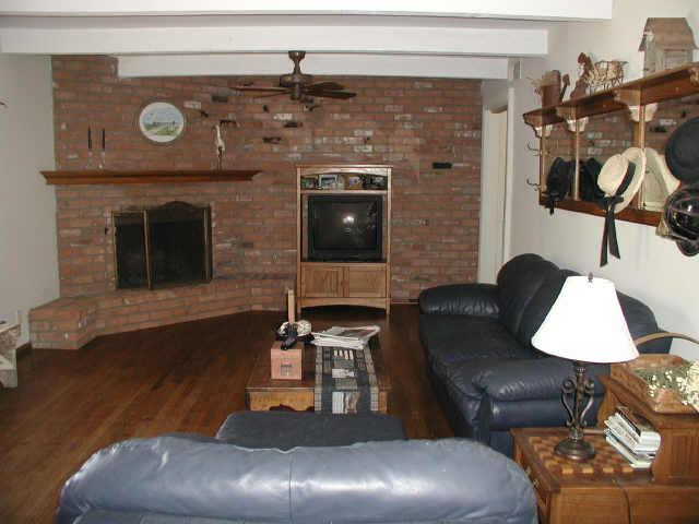 Ugly Old Brick Fireplace