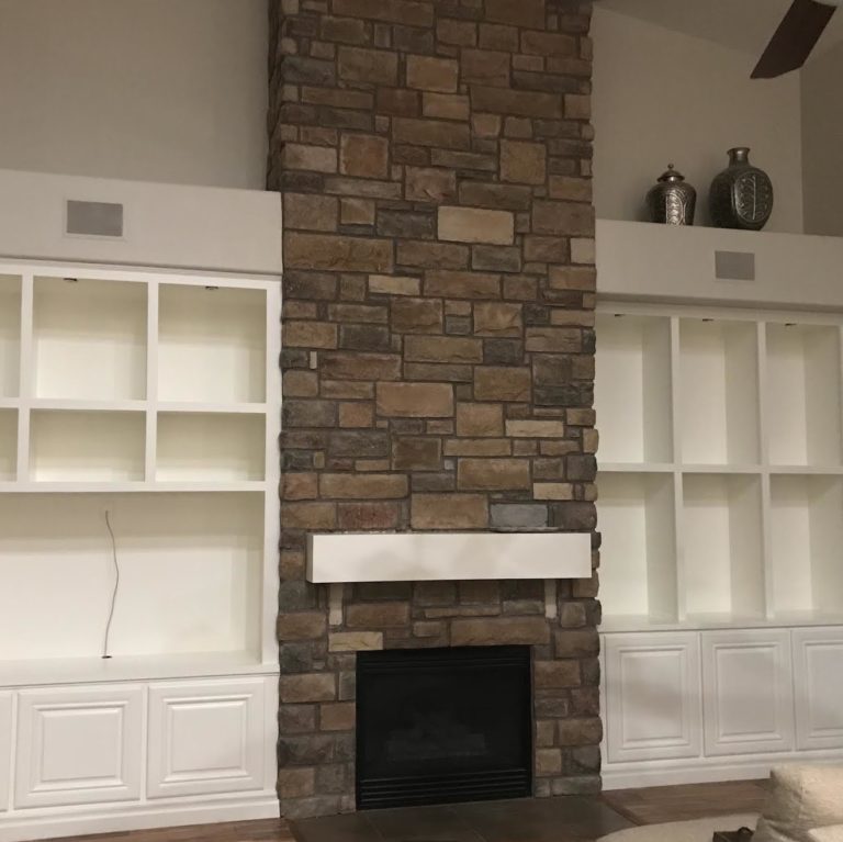 How To Paint A Stone Fireplace Fireplace Painting