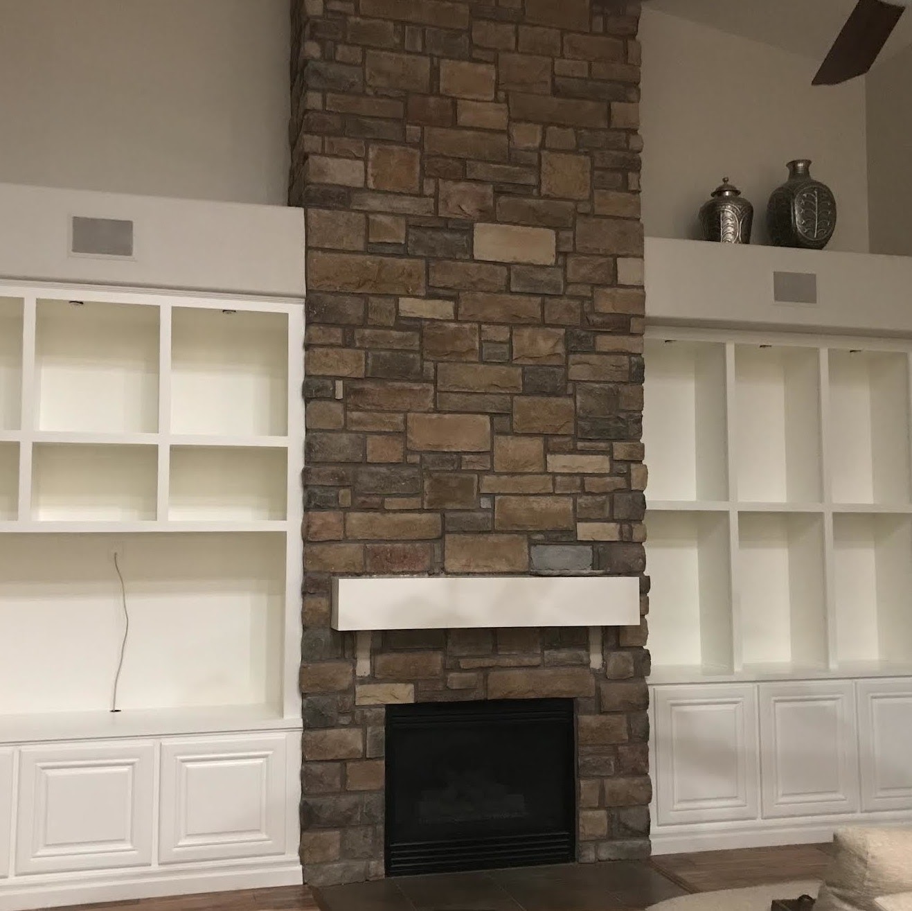 How To Paint A Stone Fireplace Fireplace Painting