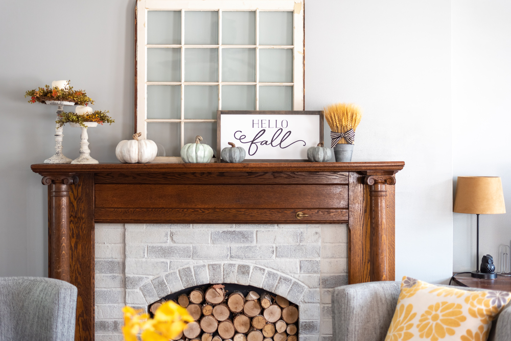 Stylish,Fall,Home,Decor,In,Gray,And,Gold